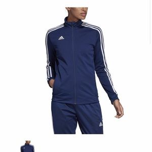 EUC GrayBlue Adidas women’s tiro track suit